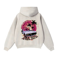 Zip-Through Boxy Fleece Hoodie ALIÉ
