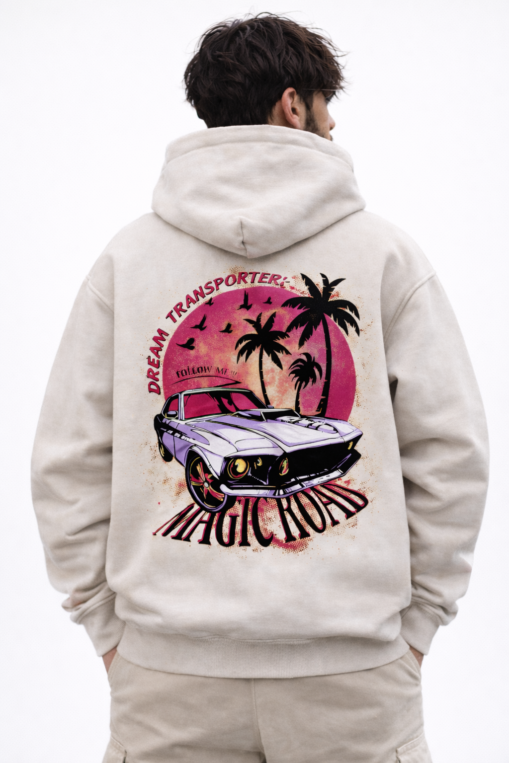 Zip-Through Boxy Fleece Hoodie